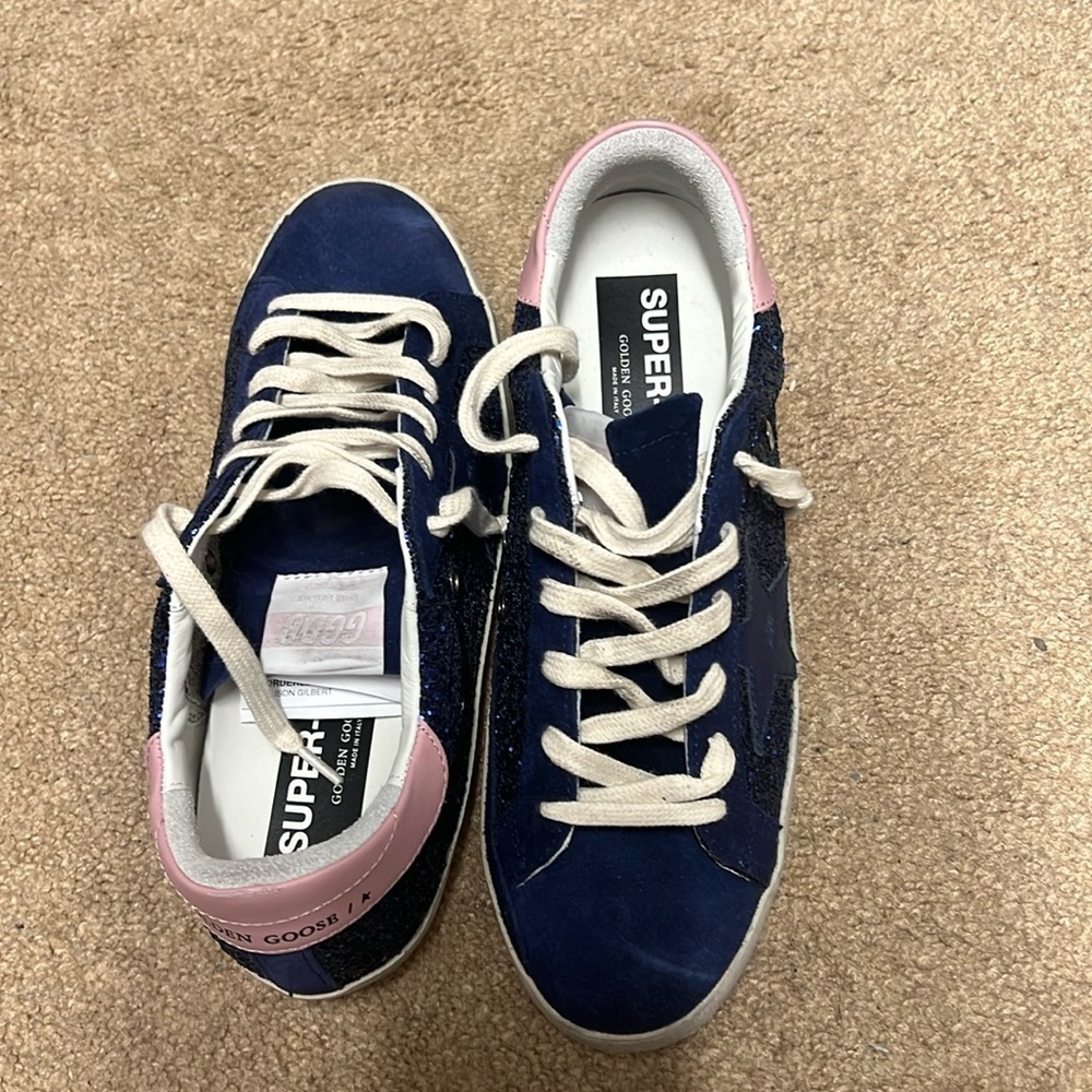 🆕NEW ⚡️Golden Goose Superstar Sparkle Sneaker Size 40 - Picture 1 of 6